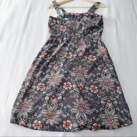 Loft Outlet Button Down Paisley Print Sundress - Picture 7 of 11